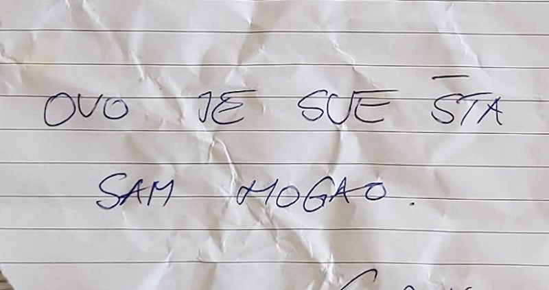 Poruka ostavljena na jednom autu u Splitu širi se društvenim mrežama; ovo vraća vjeru u ljude!