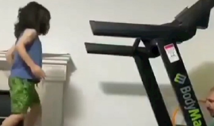 Ovom tati neće tako skoro pasti na pamet opet trenirati sa sinom; pogledajte što mu je napravio
