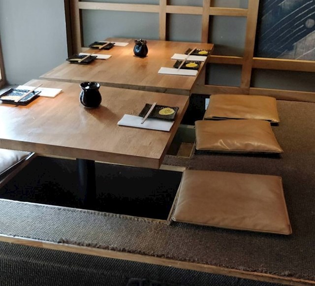 Japanski restoran našao je način da njeguje japansku tradiciju, a da istovremeno ljudi mogu sjediti normalno!