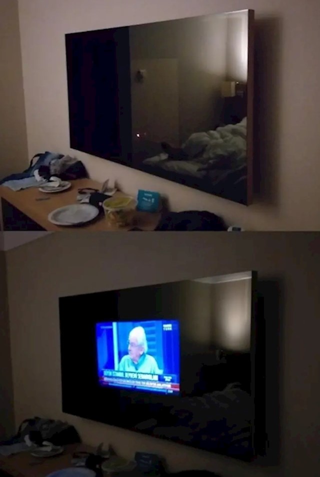 Jedini uvjet nam je bio da soba ima veliku televiziju...