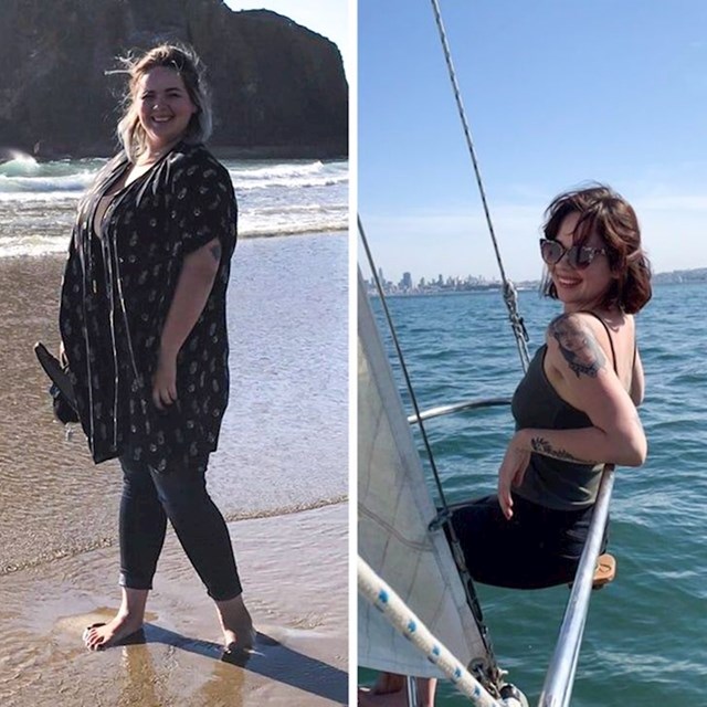 Prije i poslije gubitka 50 kg!
