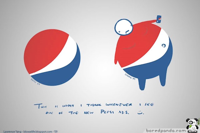 Sad nam je logo Pepsija zauvijek uništen 😂