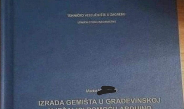 Fejsom se širi urnebesna fotka jednog završnog rada, morate vidjeti temu- hit je!