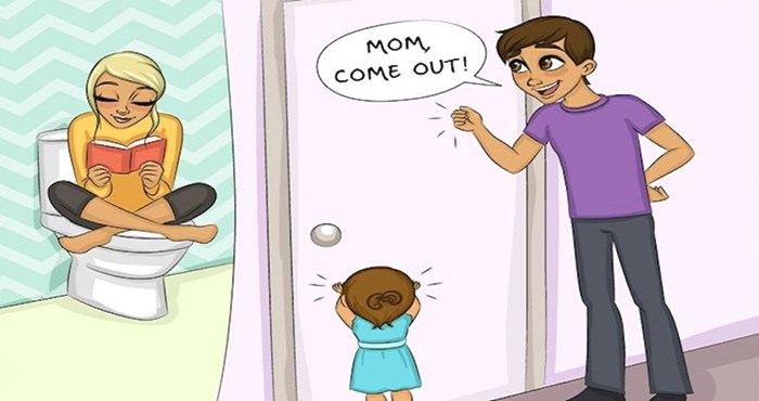 Očekivanje vs. realnost: 9 fora ilustracija u kojima će se prepoznati svi novopečeni roditelji