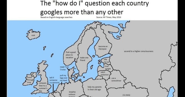 Mapa otkriva najčešća pitanja upisana u Google i svi se smiju Turskoj; pogledajte što guglaju Hrvati