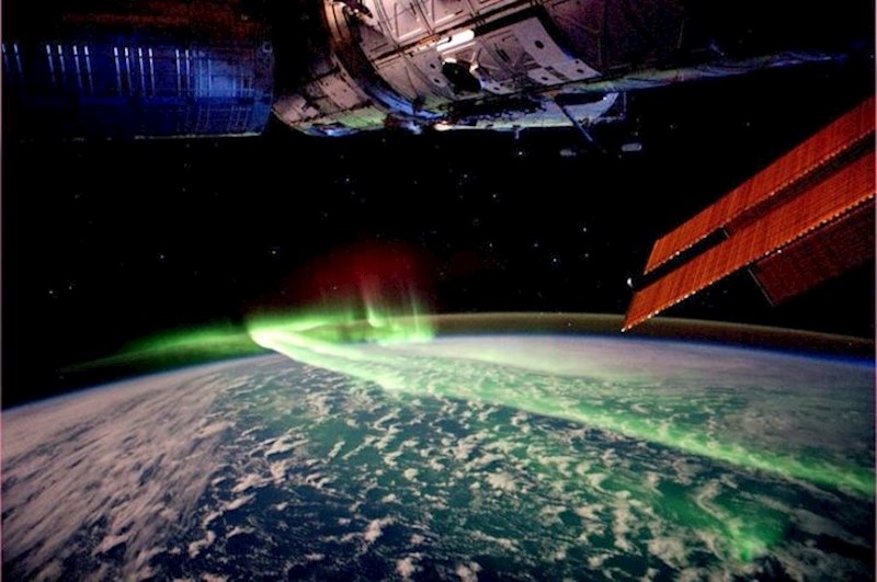 Aurora borealis snimljena iz svemira