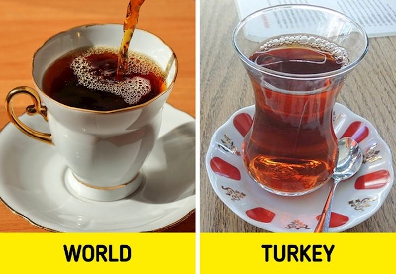 Poseban dizajn šalice za čaj osmišljen je tako da se čaj sporo hladi, a šalica nije vruća za uhvatiti je rukom