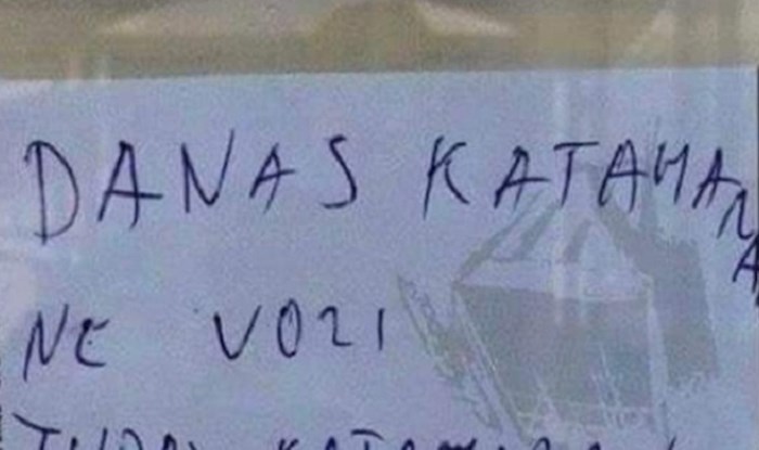 Fejsom se širi urnebesan prijevod jedne obavijesti fotkane u Splitu, plakat ćete od smijeha