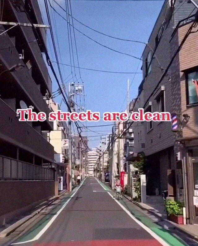 Ulice su nevjerojatno čiste!