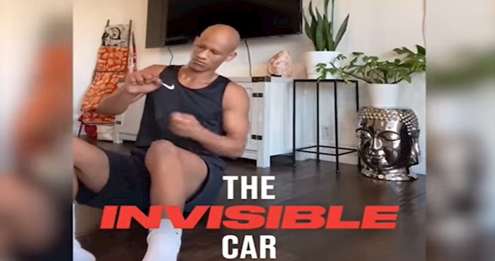 Tip već danima izluđuje ekipu na Internetu snimkama "nevidljivog" auta; kako mu ovo polazi za rukom?
