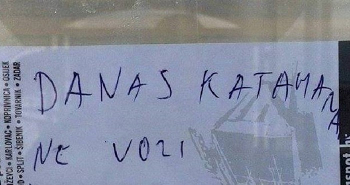 Urnebesan prijevod obavijesti o voznom redu katamarana hit je na Fejsu, ovo je sve!