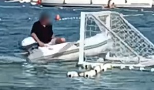 Snimka iz Dalmacije: Morate vidjeti kako tip vozi gumenjak, ljudi na plaži umiru od smijeha