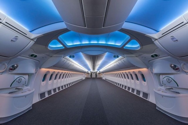 Prazna unutrašnjost Boeinga 747