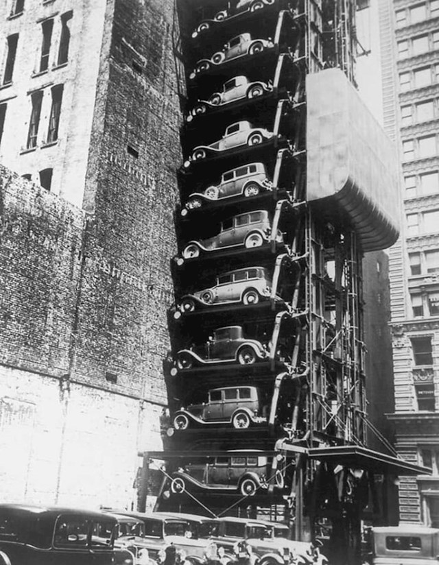 Parkiralište u Chicagu 1930-ih