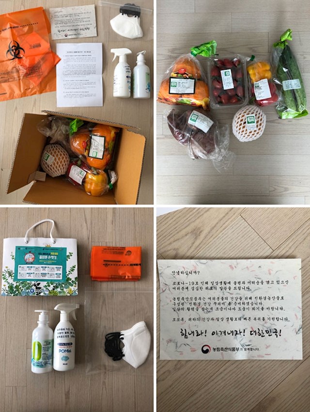 Južna Koreja šalje pakete s osnovnim potrepštinama i hranom za građane u samoizolaciji i one oboljele od Covida19