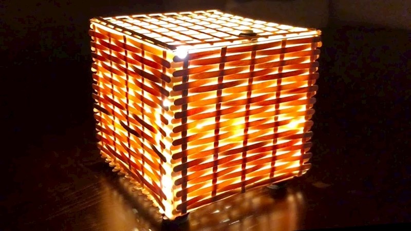 LED Lampa od štapića sladoleda