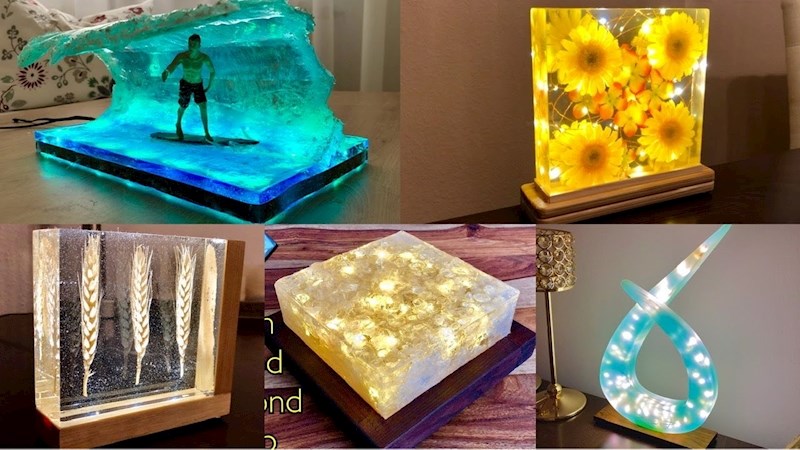 5 jedinstvenih LED lampi od epoksidne smole