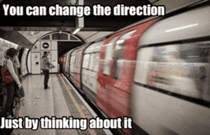 GIF: Smjer kretanja vlaka možeš promijeniti vlastitim mislima!