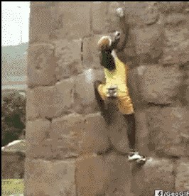 Ovako nešto još niste vidjeli: Lik radi stoj na rukama dok se penje!