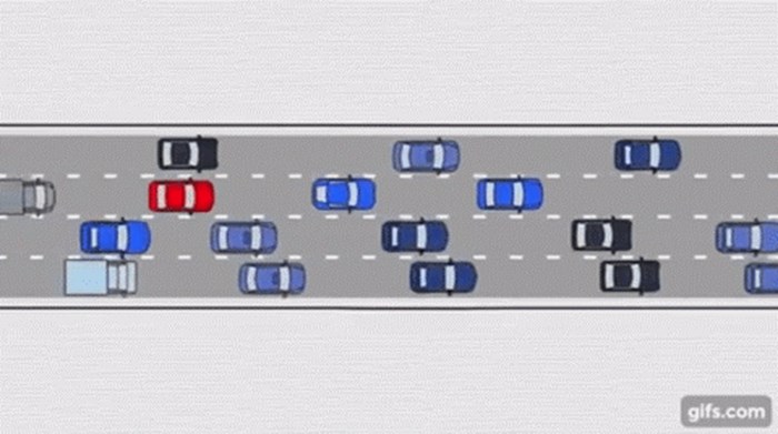 Simulacija: Kako nastaju gužve na cestama?