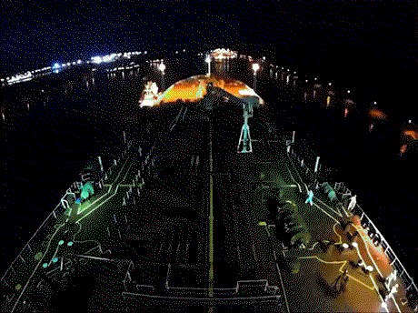 GIF: Evo kako izgleda prolazak kroz Panamski kanal