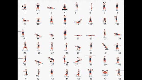 GIF: 48 vježbi za vraćanje u formu, sve na jednom mjestu!