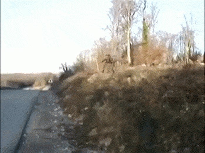 GIF: Šeprtljavi vojnici iz crtića 2.