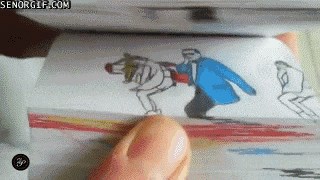 Zamislite samo koliko je vremena trebalo za izradu ove animacije stotina crteža!