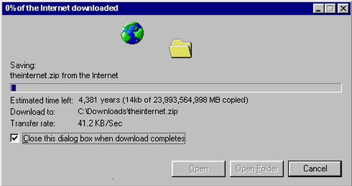 Otkriven kraj Interneta!