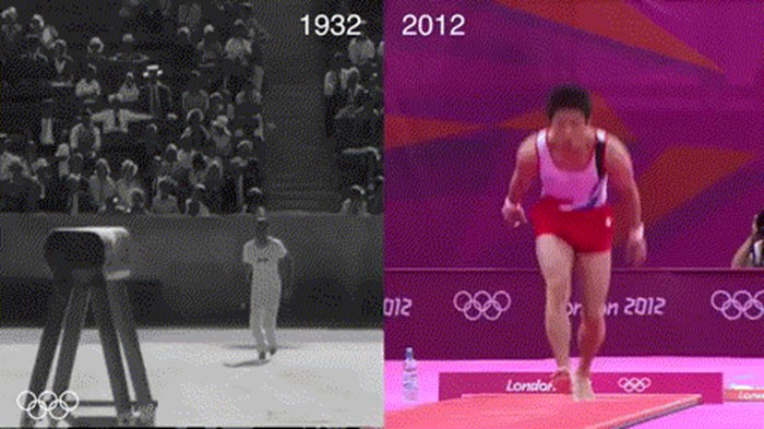 GIF: Neki olimpijski sportovi su se stvarno dosta promijenili u zadnjih 80 godina!