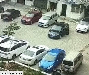 GIF Prije parkiranja bitno je napraviti provjeru da ne bi došlo do problema