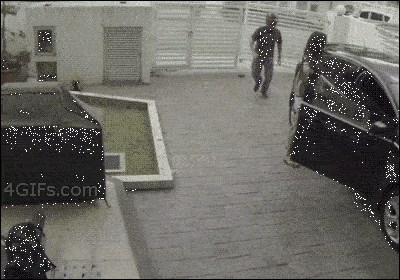 GIF Htio joj je ukrasti torbicu, no definitivno je odabrao krivu ženu