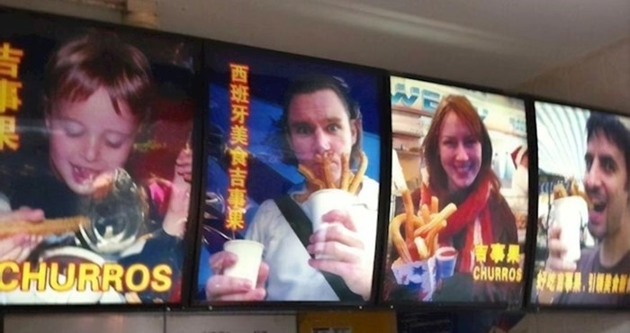 Ovaj lik je od prijatelja saznao da se njegova slika u Kini koristi na reklamama za hranu