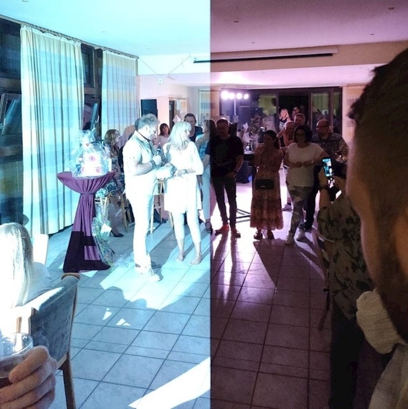 "Slikao sam fotografiju baš u istom trenutku kada je netko drugi slikao svoju s bljeskalicom. Tako je prepolovio moju fotografiju."