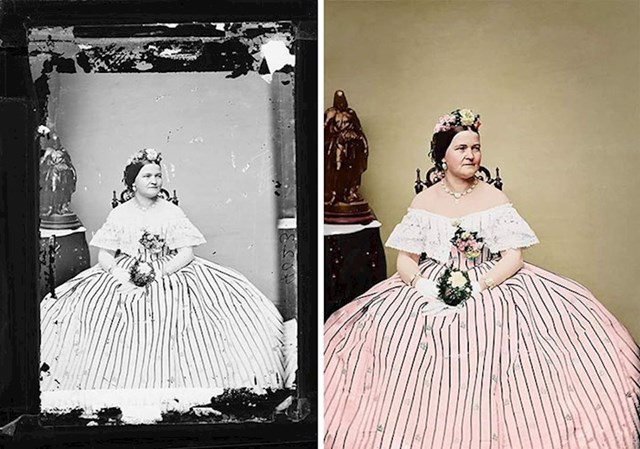 Gđa. Lincoln, 1855.
