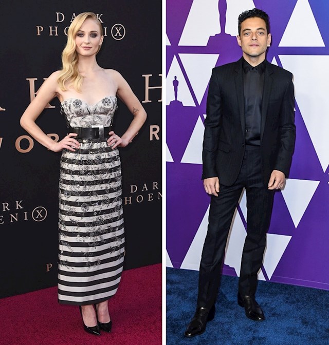 Sophie Turner i Rami Malek: 175 cm
