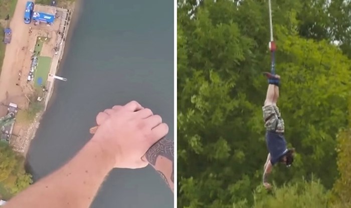 Izveo je nemoguće: Skočio je bungee i uspio umočiti, zbog toga je završio u knjizi rekorda