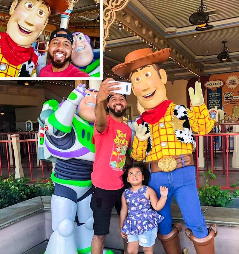 Kandidat za oca godine? Gdje je dijete na slici?