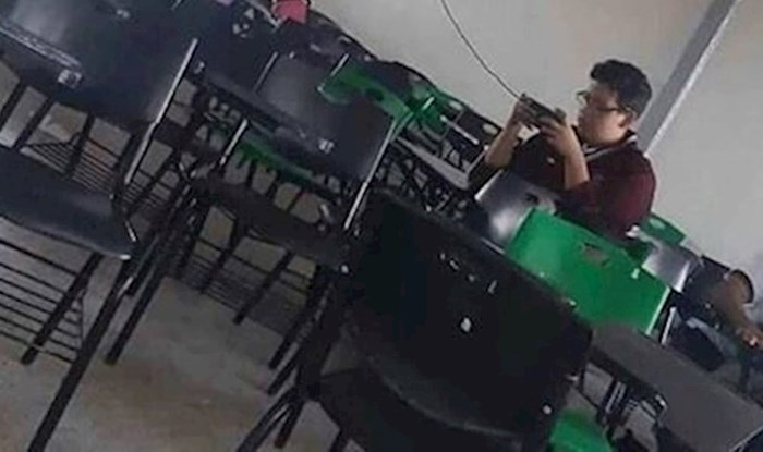Nitko ne može za ovog učenika reći da nije snalažljiv, pogledajte kako je pronašao rješenje