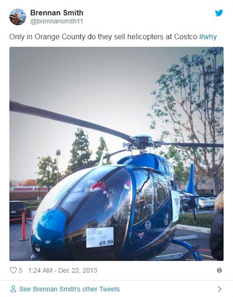 Mjesto na kojem možeš kupiti sve, od toaletnog papira do helikoptera...