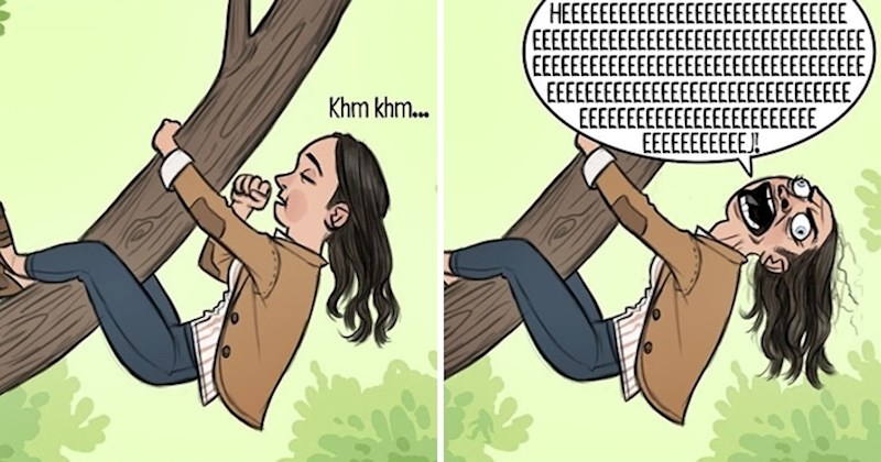 Crtač stripova je pokazao kako bi ljudi izgledali kad bi kao životinje tražili partnere, rezultat je presmiješan