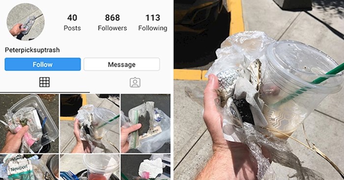 Čovjek je napravio Instagram profil na kojem objavljuje kako drži smeće u rukama, a razlog je genijalan