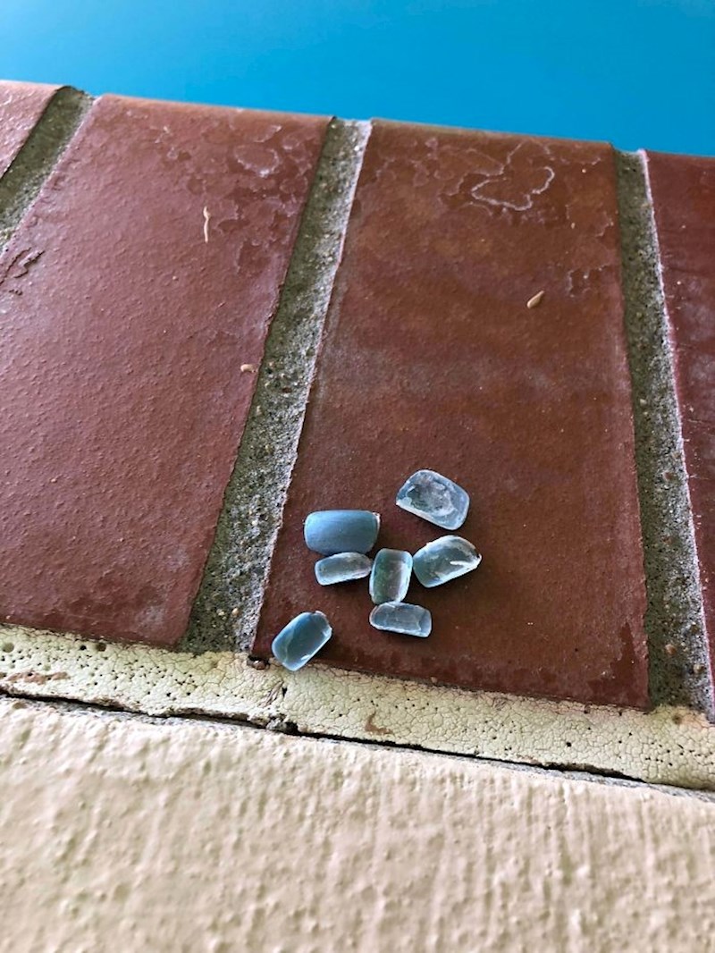 Umjetni nokti ostavljeni pored hotelskog bazena