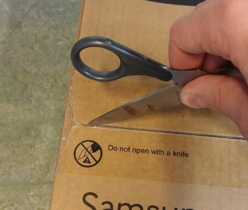 Kada ne smijete otvarati kutiju nožem...