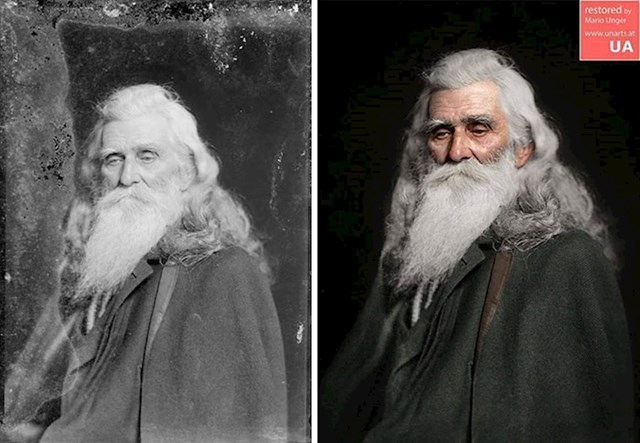 Stari muškarac, oko 1890.