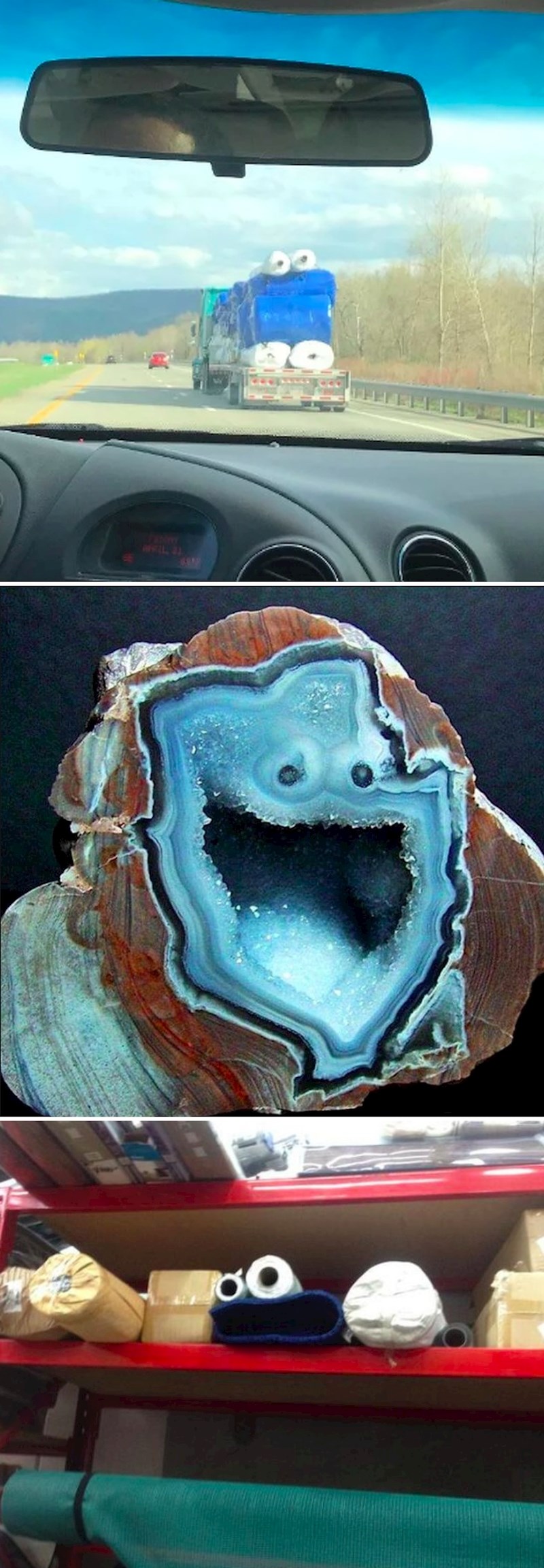 Razne stvari mogu izgledati kao Cookie Monster iz "Ulice Sezam".