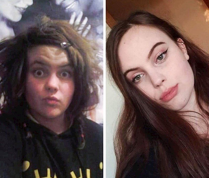 "14 i 22 godine - mislila sam da sam cool s tom frizurom."