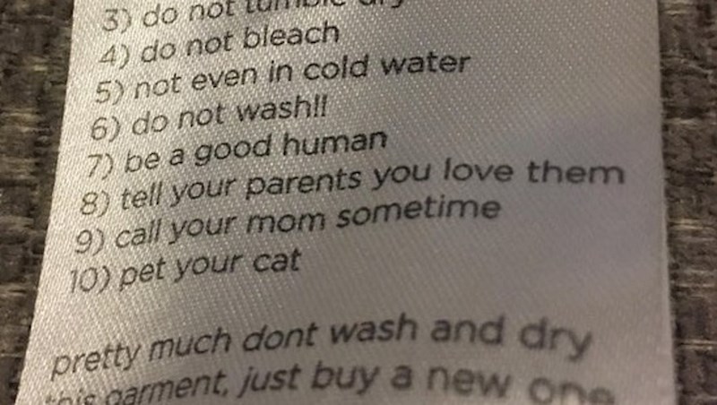 "Budite dobra osoba. Recite roditeljima da ih volite. Podragajte svoju mačku."