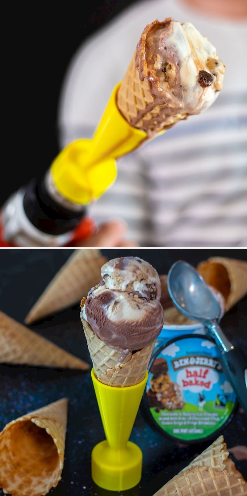 Nastavak za bušilicu koji vrti sladoled