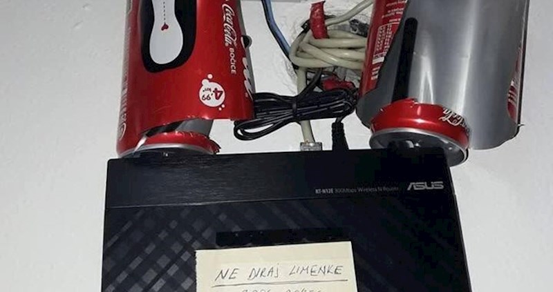 Snalažljivi muškarac je izrezao limenke i ostalima ostavio poruku, ni sami nisu znali što da misle